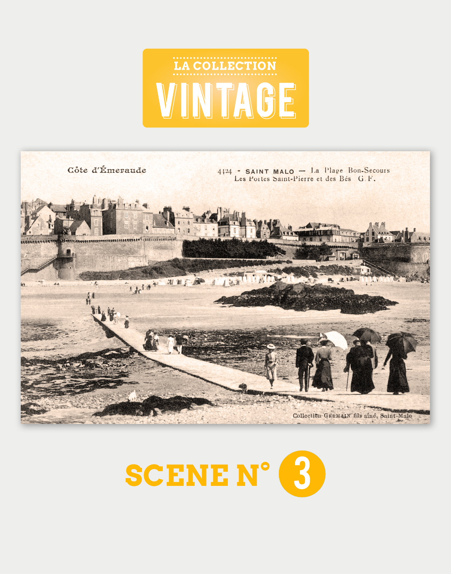 Saint-Malo, la promenade de la Plage de Bon-Secours