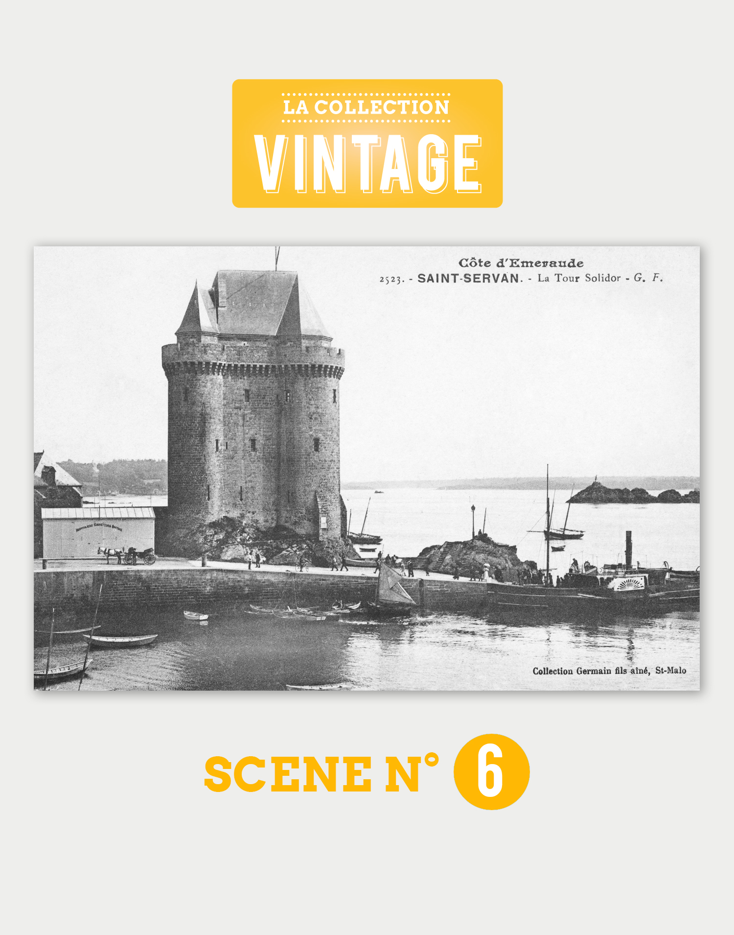 Saint-Malo, la tour Solidor et l'embarcadère de Saint-Servan Saint-Malo, la tour Solidor et l'embarcadère de Saint-Servan