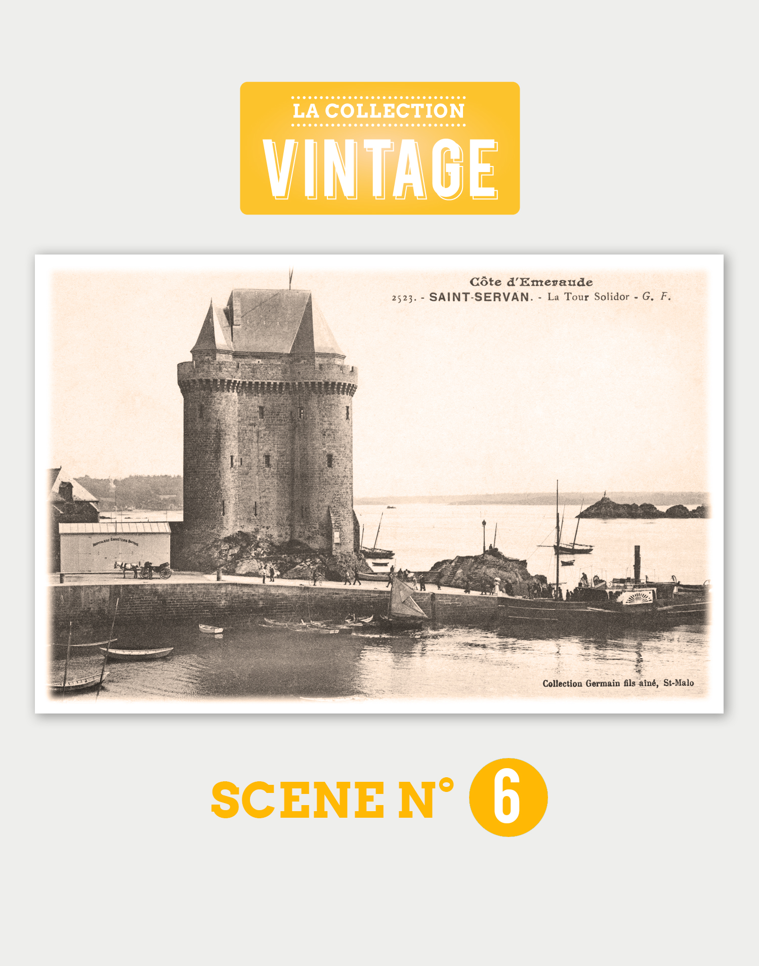 Saint-Malo, la tour Solidor et l'embarcadère de Saint-Servan Saint-Malo, la tour Solidor et l'embarcadère de Saint-Servan