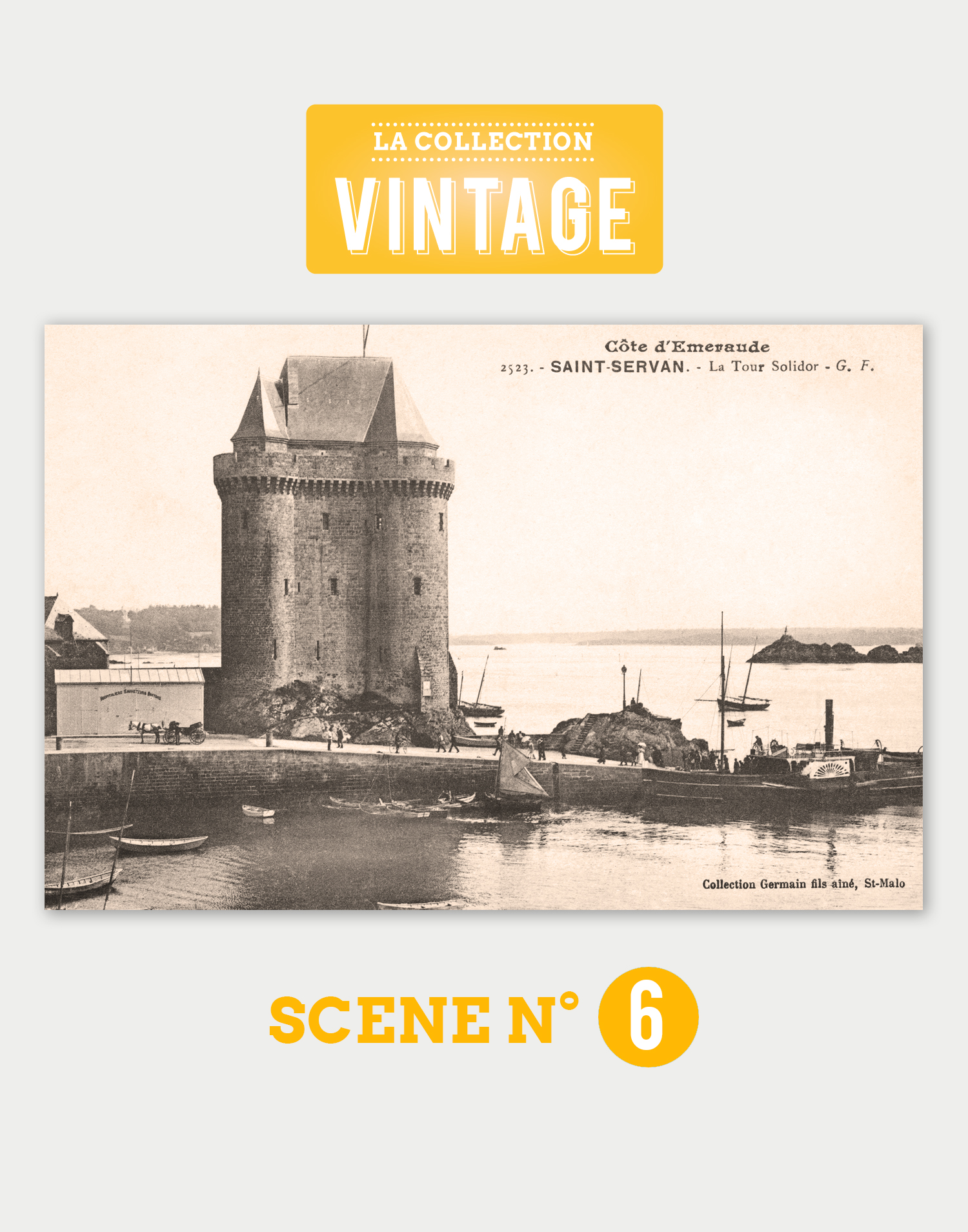 Saint-Malo, la tour Solidor et l'embarcadère de Saint-Servan Saint-Malo, la tour Solidor et l'embarcadère de Saint-Servan