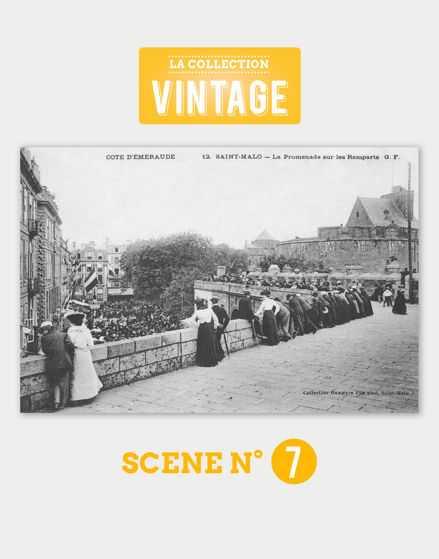 Saint-Malo, la Place Chateaubriand vue des Remparts Saint-Malo, la Place Chateaubriand vue des Remparts